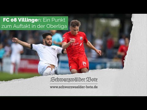 FC 08 Villingen mit Remis zum Auftakt