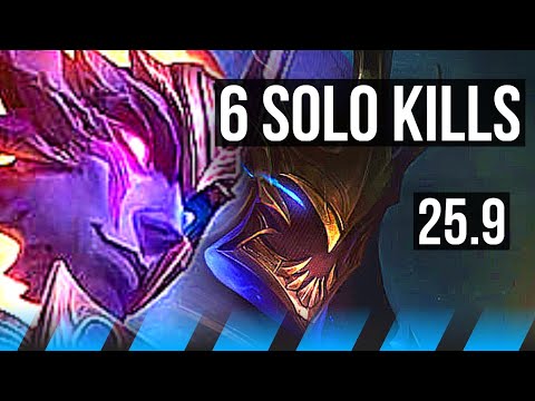 SYLAS vs ZED (MID) | 23/0/9, Legendary, 6 solo kills, 700+ games, 39k DMG | KR Master | 25.9