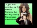 Glee : Yoü and I / Just you and I Lyrics On Screen ...