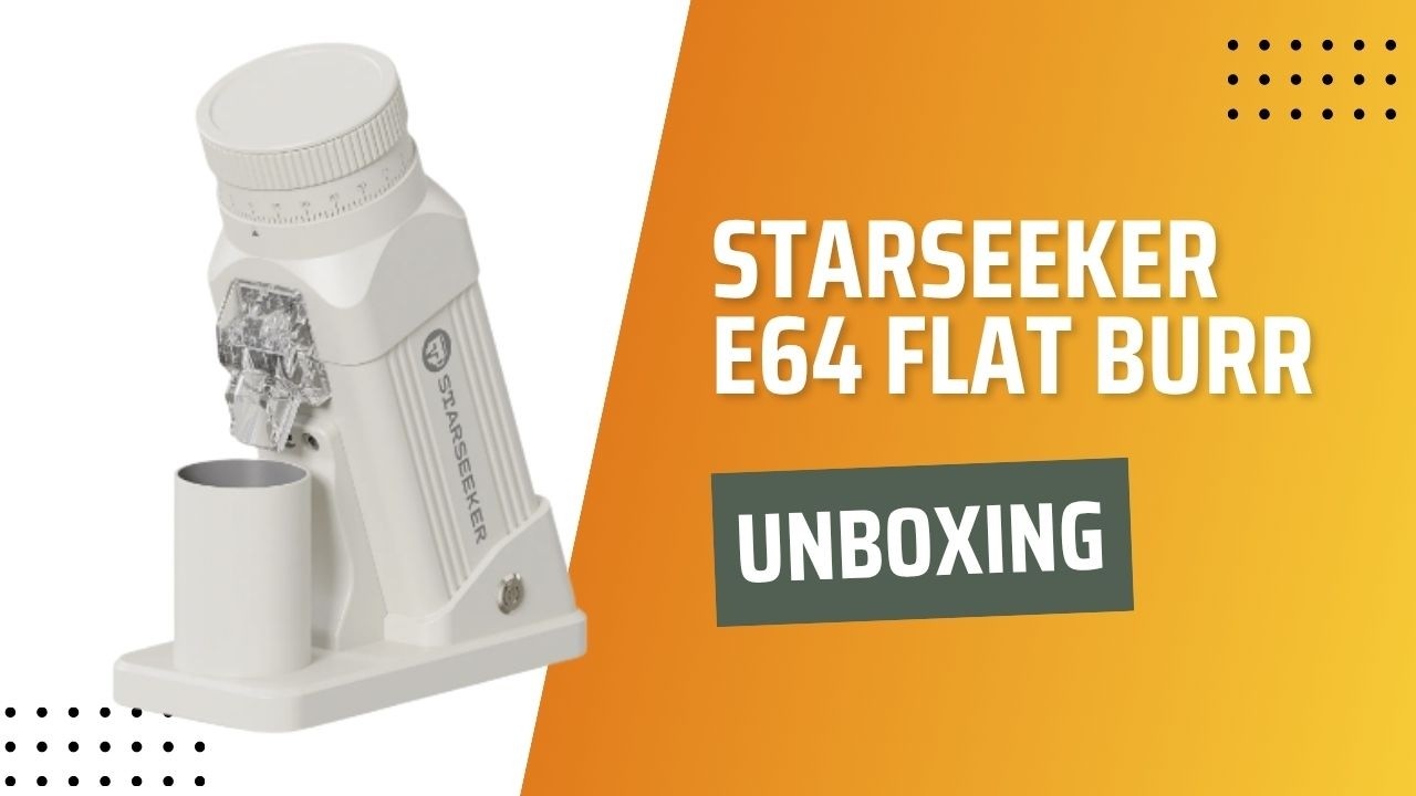 Starseeker E64 Flat Burr Single Dose Grinder | Unboxing #starseeker