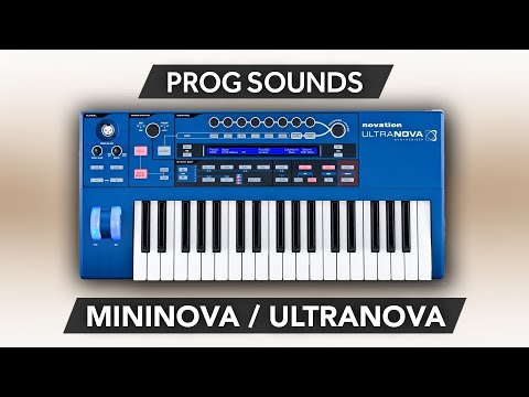 SCL200 - Prog Sound Pack V1 - Novation Ultranova / Mininova ( 15 presets ) - Video Preview 1