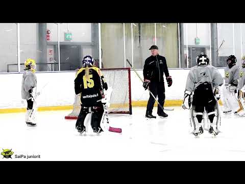 Goalkeeper training (SaiPa juniorit)
