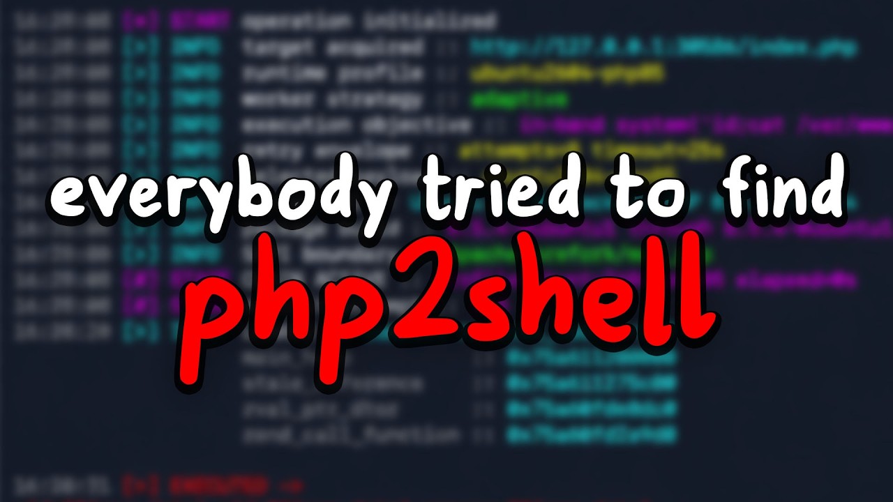 The race to the first exploit // php2shell