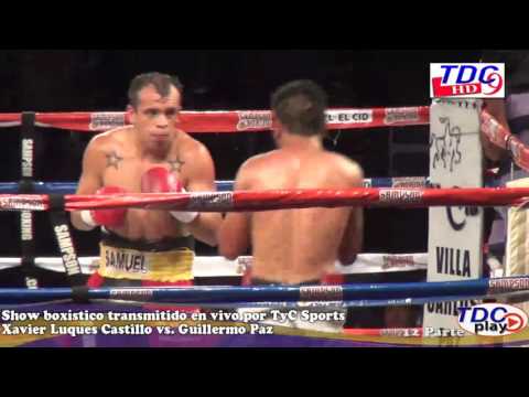 P12- Show boxístico en auditorio municipal transmitido en vivo por TyC Sports