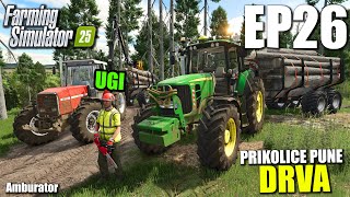 DVIJE PUNE PRIKOLICE DRVA U ŠUMI NASJEKLI ! | Amburator | Epizoda 26 w