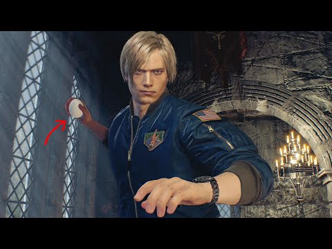 What happens if you throw an egg at Ashley? (RE4 REMAKE)
