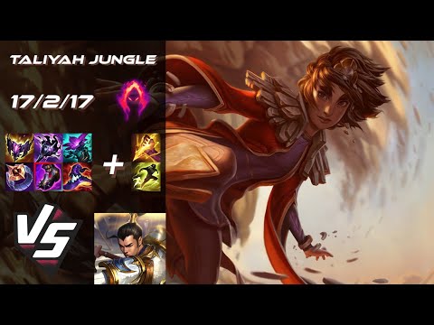 JUNGLE Taliyah vs Xin Zhao - EU Grandmaster Patch 25.S2.8
