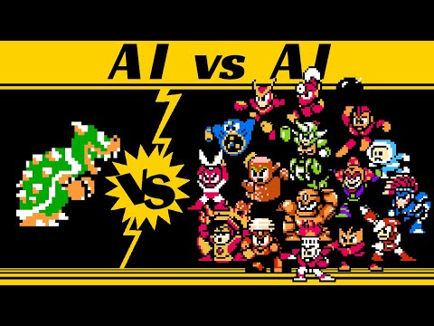 Bowser CHALLENGE (VS Mega Man Bosses) | CPU Battle