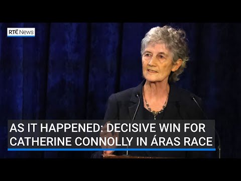 As it happened: Decisive win for Catherine Connolly in Áras race
