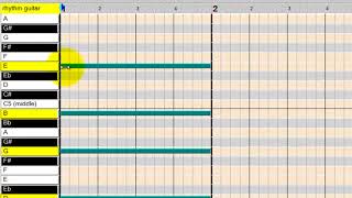 Video thumbnail for Anvil Studio Tutorial 7 -  simple rhythm guitar tracks by martin flaxman