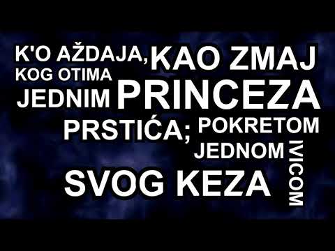 Marčelo ft. Kiza Iskaz - 20,000 (tekst na ekranu)