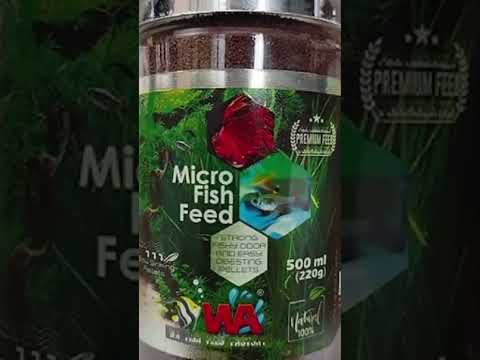 Wa micro fish feed slow sinking pellets 220 gram - all life ...