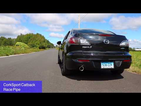 CorkSport Mazda 3 Skyactiv Exhaust | Racepipe Vs Resonator
