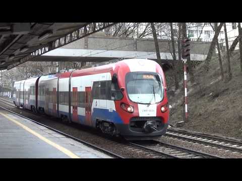 Pociągi EN97 i EN100 w służbie Warszawska Kolej Dojazdowa WKD Warszawa