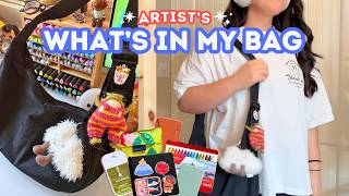 What's In My Bag 🎨👜 Artist Edition | Everyday Essentials