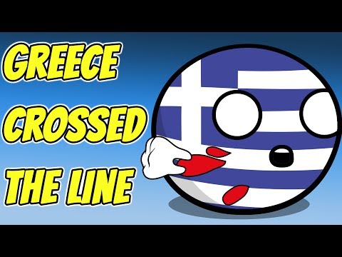 美國的水災 - 土耳其和希臘的關係 - Countryballs (Flood in America | Turkey and Greece relationship - Countryballs)
