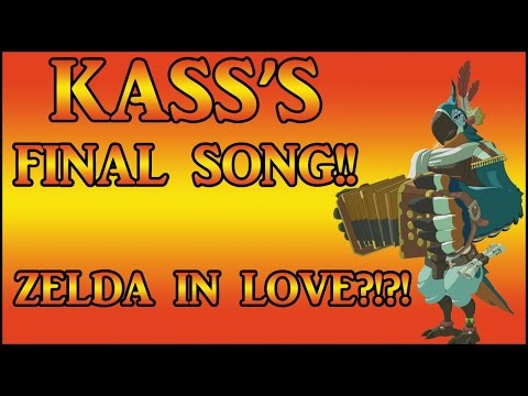 Breath of the wild: Kass's Final Song! (Secret Cutscene!) Zelda in love?!