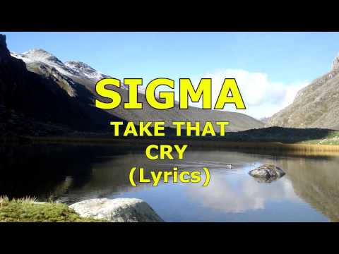 Sigma ft. Take That - Cry  Lyrics