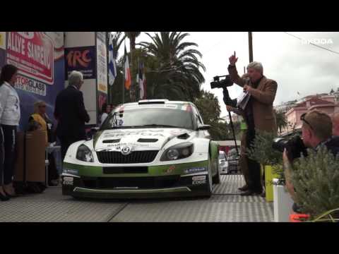 ŠKODA Motorsport Rally Sanremo Day1 Shots 2012