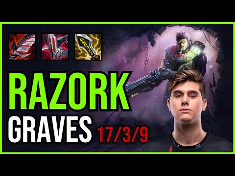 RAZORK - GRAVES vs KHA'ZIX Jungle - EUW Grandmaster - Patch 11.3