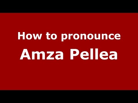 How to pronounce Amza Pellea (Romanian/Romania)  - PronounceNames.com