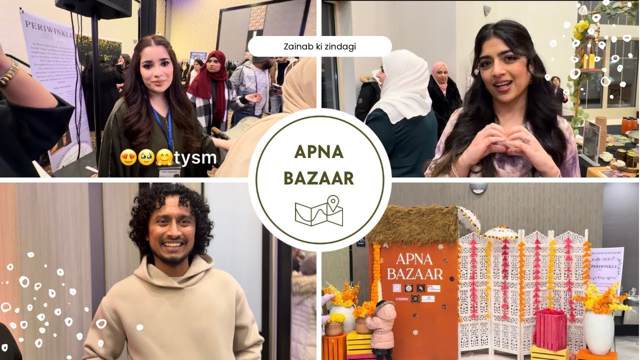 I met the OG’s of hyderabad diaries at APNA BAZAAR🥳🤩🤝 @Zainabkizindagi427 