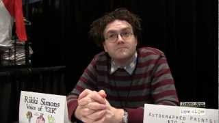Bent-Con 2012: RIKKI SIMONS - Voice of GIR on INVADER ZIM video