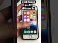 Dark Mode In IOS 12 In IPhone 5s
