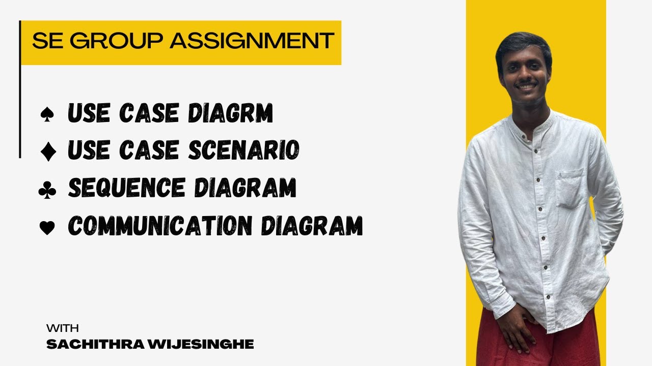 SE Group Assignment | Use Case Diagram | Use Case Scenario | Sequence Diagram |Communication Diagram