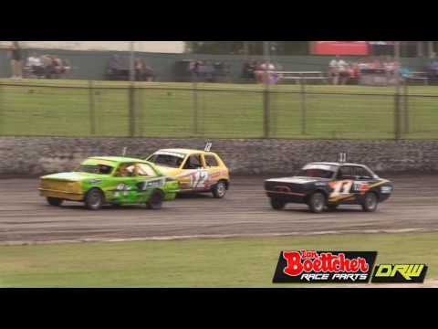 Junior Sedans - Heat 32 - Australian Title - Borderline Speedway - 07.01.17