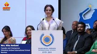 Graduation Ceremony 2025   Mrs  Nita Ambani Addresses Dhirubhai Ambani International School, Mumbai