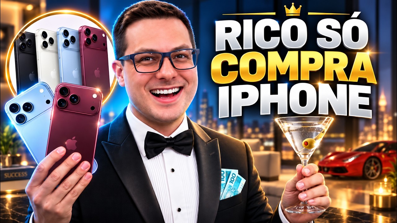 Porque RICO SÓ COMPRA IPHONE?!