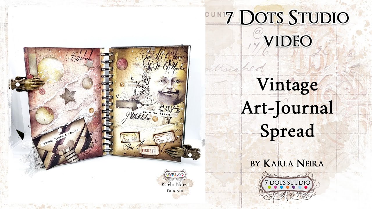 Art Journal Dreamscapes Page By @kndetallesconestilo591