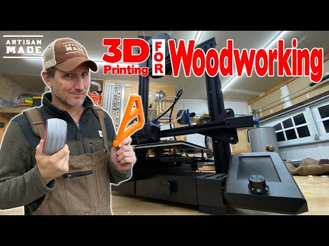 How To Use A 3D Printer In Your Workshop / 3D Printing Tools and Templates / Ender 3 V2 /Woodworking