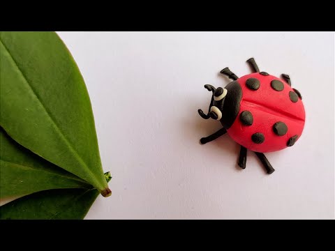 Ladybug - Clay | Clay modeling for kids | kids school activities | clay ladybug