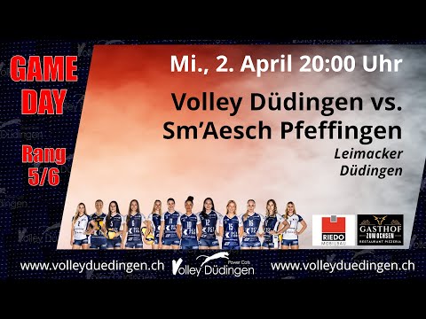 Volleyball NLA, Saison 2024-2025: Rangierungsspiele 5-6 Volley Düdingen -Sm'Aesch Pfeffingen
