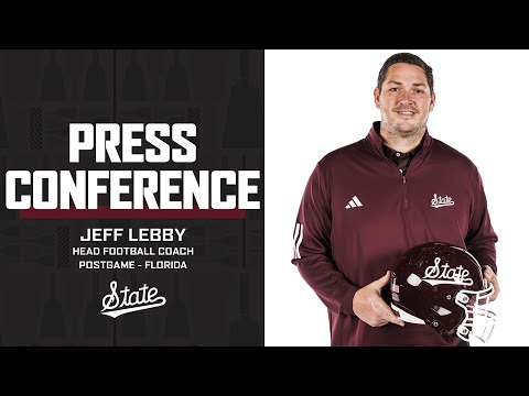 FOOTBALL | Jeff Lebby Postgame vs. Florida