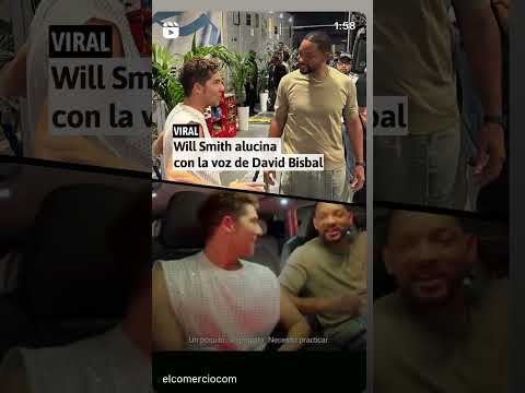 Will Smith alucina con la voz de David Bisbal