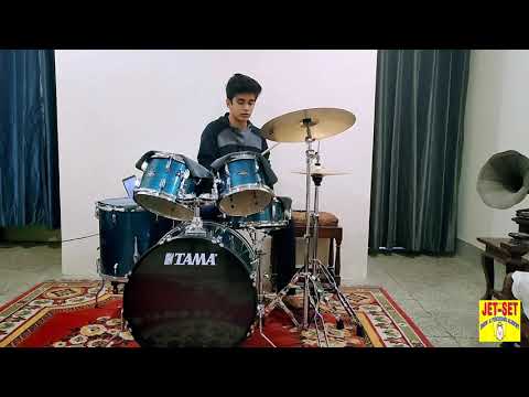 Sharjeel Hasan performing for the Jet-Set Annual Drum Concert 2021,Drum Class Pune