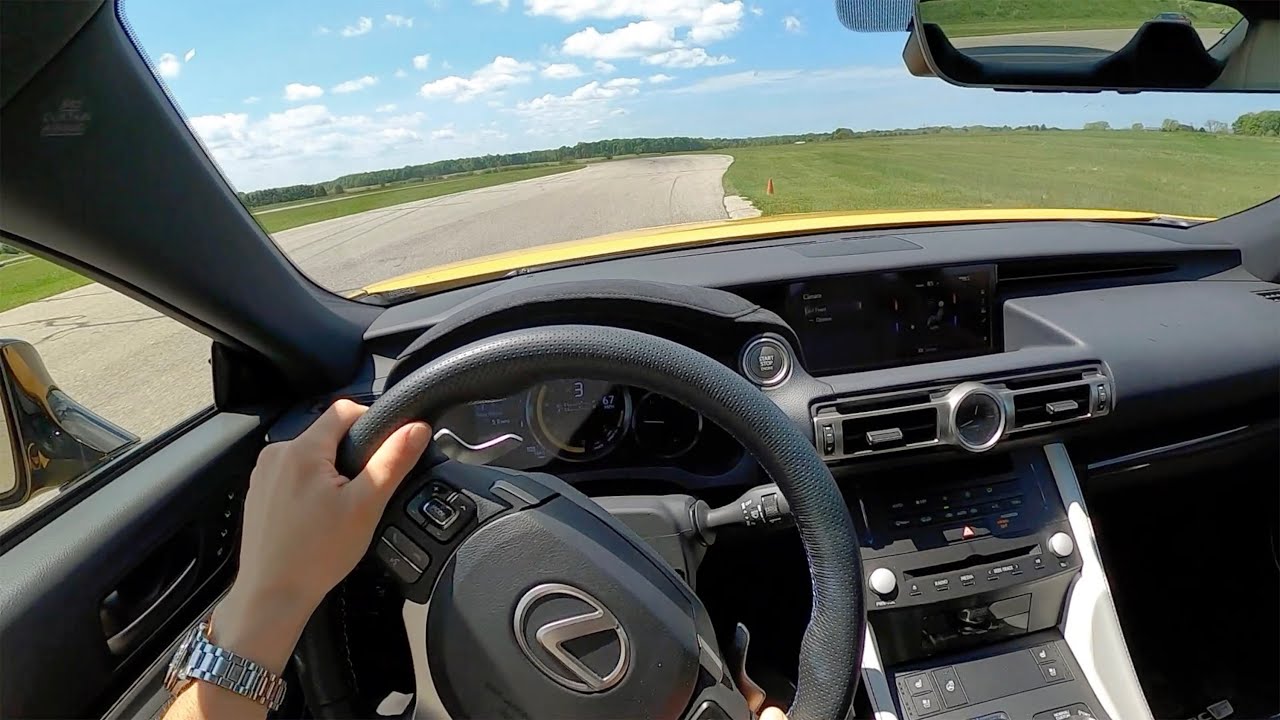 2020 Lexus RC-F - POV Track Driving Impressions