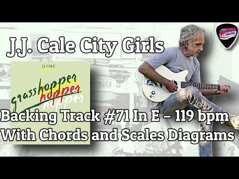 J.J. Cale City Girls Backing Track # 71 Country Rock Style in E 119bpm