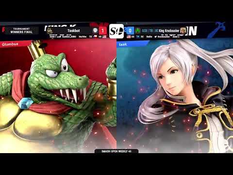 Smash Open 45 Winners Finals: Taskbot (Robin) vs King Krocksucker (King K. Rool)