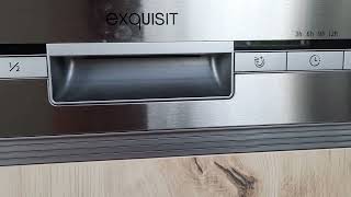 May 20, 2023 : EXQUISIT DISHWASHER, Eco press and START press. Thanks for watching.