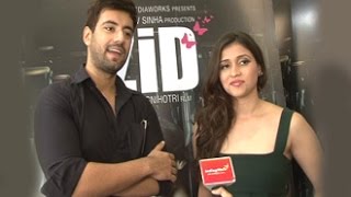 Exclusive: Mannara & Karanvir Sharma Talk About 'Zid' | Interview | Shraddha Das video