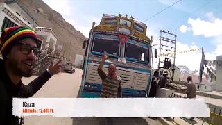 preview picture of video 'Ep. 4 | Tabo to Kaza in Truck | Hitchhiking Spiti'