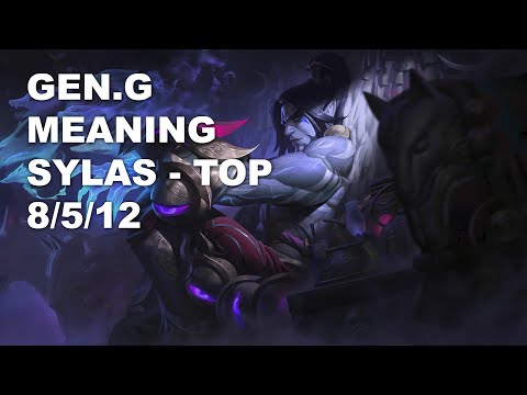 Gen.G Meaning Top Sylas vs Mordekaiser - KR Grandmaster Patch 10.9