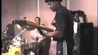 Marcus Miller & Nioshi Jackson   LA NAMM 2000