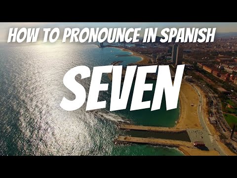 How to pronounce SIETE in Spanish - Learn how to say SEVEN in Spanish