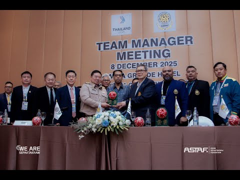 ASTAF Team Manager Meeting for The 33rd Sea Games 2025 Thailand