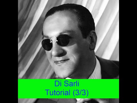 Di Sarli, Tutorial (3/3) English spoken/Nl ondertiteld